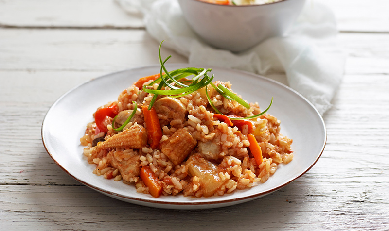 Sour Chicken With Rice