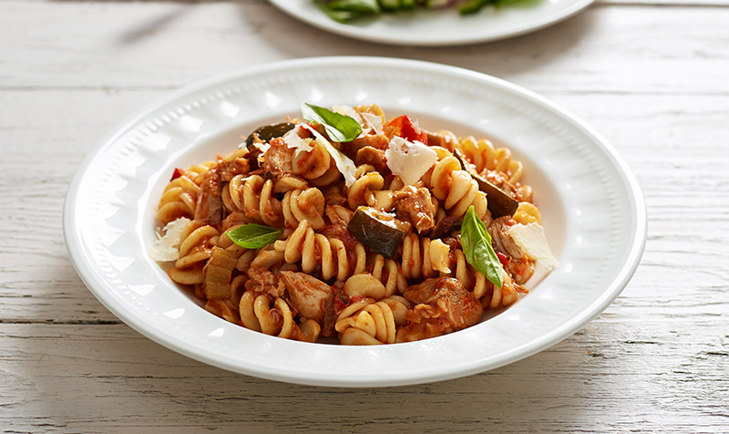 Tuscan Chicken With Pasta