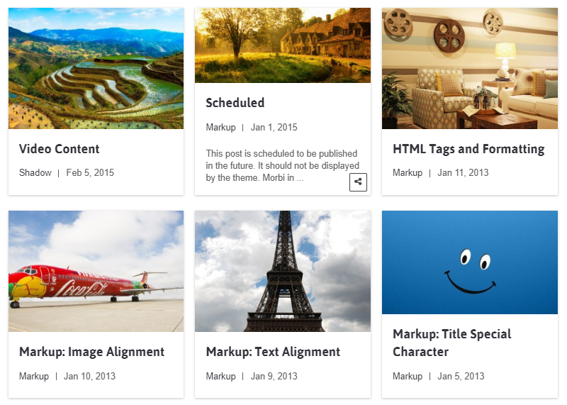 Wordpress Post Grid / List / Timeline Layout With Carousel & Related Post - 3