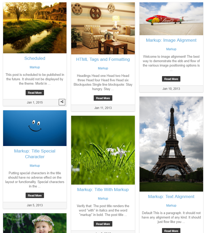 Wordpress Post Grid / List / Timeline Layout With Carousel & Related Post - 5