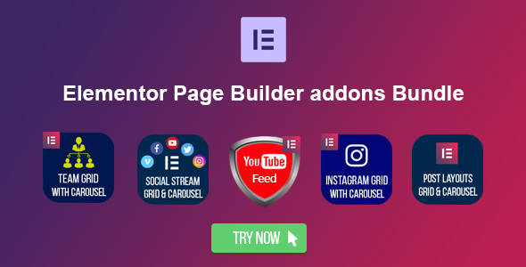 Elementor Page Builder - Instagram Social Stream Grid With Carousel - 1